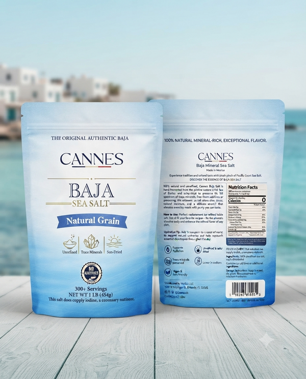 Cannes Baja Sea Salt – Natural Grain