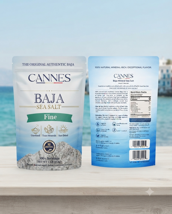 Cannes Baja Sea Salt - Fine Grain