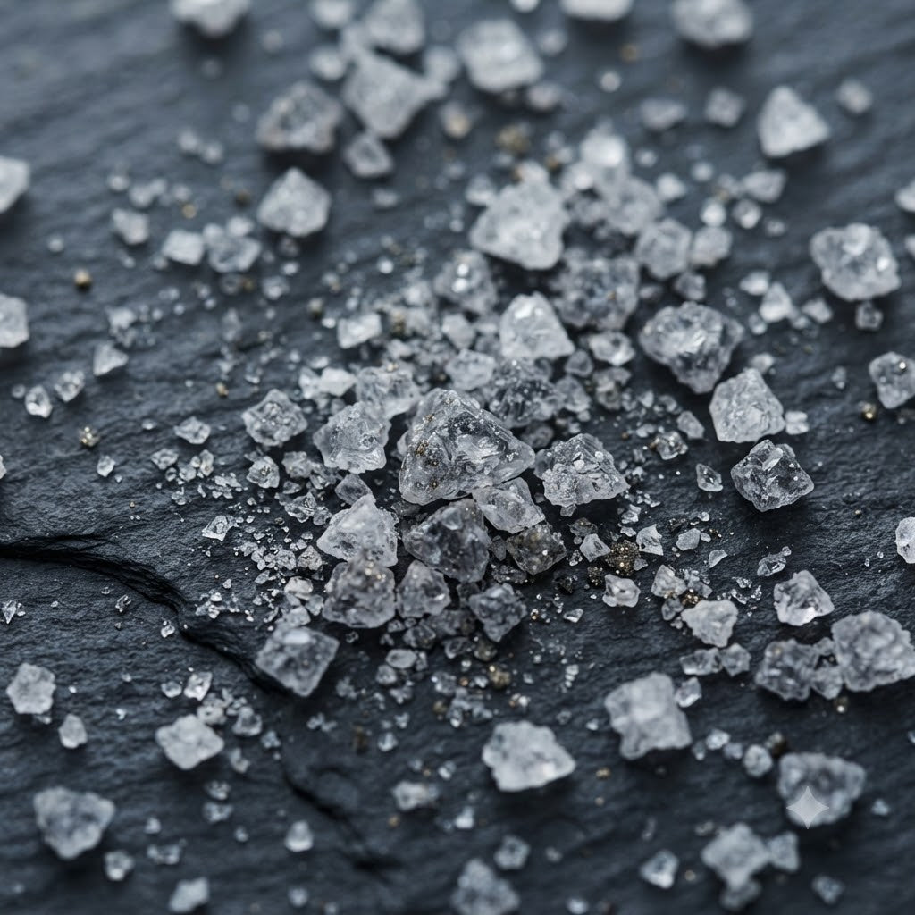 Salt crystals